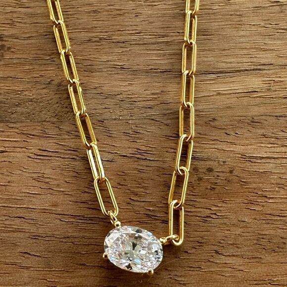 Rachel Zoe Sterling Silver Chain Necklace - Picture 2 of 6